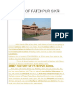 History of Fatehpur Sikri