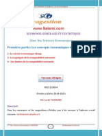 Partie I Circuit Économiques Agrégats Limites de La Comptabilité Nationale