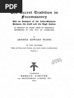 Secret Tradition in Freemasonry - Volume 1