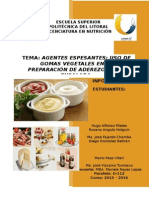 Informe de Agentes Espesantes