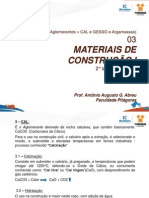 Materiais de Construção I - 03 PDF