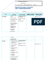 Dosificacion de Contenidos Primaria