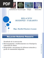 Relación Huésped Parásito Cadena.