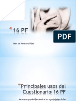 Presentaciòn Del Test 16pf PDF