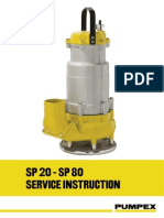 PUMPEX Service Instructions Sp20 80