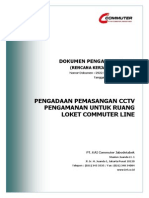 RKS Pengadaan CCTV Pengamanan Untuk Ruang Loket Commuter Line PDF