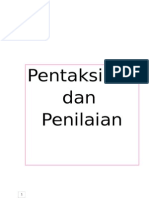 Definisi Pentaksiran Dan Penilaian