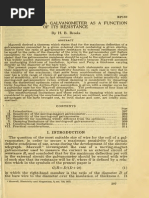 Galvanometer: OFA A OF Resistance