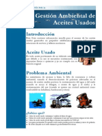 Gestion Ambiental de Acites Usados