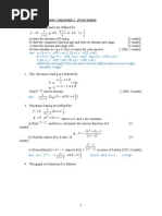 Past Year Functions STPM Math M