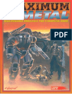 Cyberpunk 2020 - CP3191 - Maximum Metal