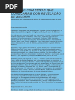 Cuidado Com Seitas Que Começaram Com Revelação de Anjos