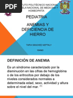 Generalidades Anemia en Pediatria