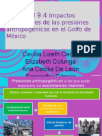 Impactos Ambientales de Las Presiones Antropogénicas en El Golfo de México