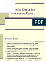 Kinetika Kimia Dan Mekanisme Reaksi