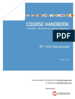 Ceragon - IP10G - Advanced - Course Handbook - V4.2