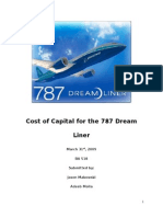 787 Financial Analysis