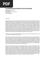 La Jurisdiccion Preventiva