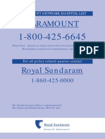 Paramount Network Hospital List