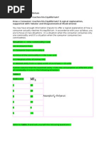 Consumer Equillibrium