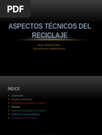 Aspectos Técnicos Del Reciclaje