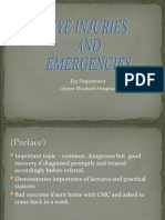 Ocular Injuries and Emergencies