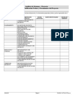 Formato Checklist Del Proyecto