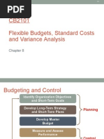 CB2101 Flexible Budgets, Standard Costs and Variance Analysis