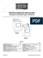 MAYTAG Secadora Comercial A Gas o Eléctrica PDF