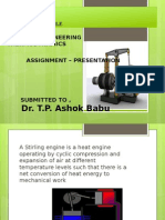 Dr. T.P. Ashok Babu: Basic Engineering Thermodynamics Assignment - Presentation