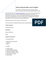 Test Plan Sample: Softwaretesting and Quality Assurance Templates