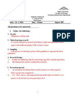 Model Answer of 2 Old Methods of Research Exam