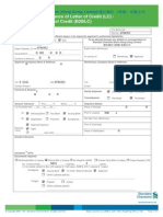 Application For Issuance of LC b2blc