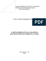 A Metaforização Da Amazônia em Textos de Euclides Da Cunha