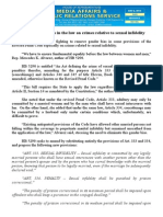 Nov08.2015 Bremove Gender Bias in The Law On Crimes Relative To Sexual Infidelity