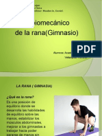 Analisis Biomecanico de La Rana (Gimnasia)