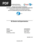 INFORME Diseño de Experimentos