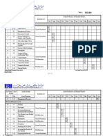 Internal Audit Schedule Annual