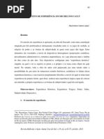 O Conceito de Experiência em Foucault PDF