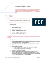 Spec Section 05-05-19 For Post-Installed Concrete Anchors Specification Text ASSET DOC LOC 1614384