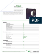 Comelit 5724C Data Sheet