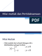 5th - Nilai Mutlak Dan Pertidaksamaan