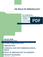 Discuss The Role of Immunology in Surgery