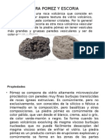 Piedra Pomez y Escoria