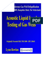 20 - Acoustic Liquid Level Testing of Gas Wells