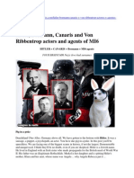 Hitler, Bormann, Canaris and Von Ribbentrop Actors and Agents of MI6