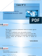 Caso N°2 Planeamiento de La Localización en A.B. CORP