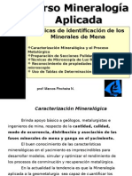 01-Caracterización Mineralógica y El Proceso Metalurgico