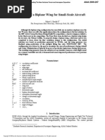 Design of A Biplane Wing For Small-Scale Aircraft: The Pennsylvania State University, University Park, PA, 16802