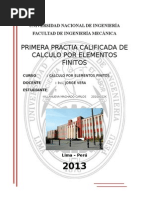 Calculo Por Elementos Finitos - Modelo 1ra Prac